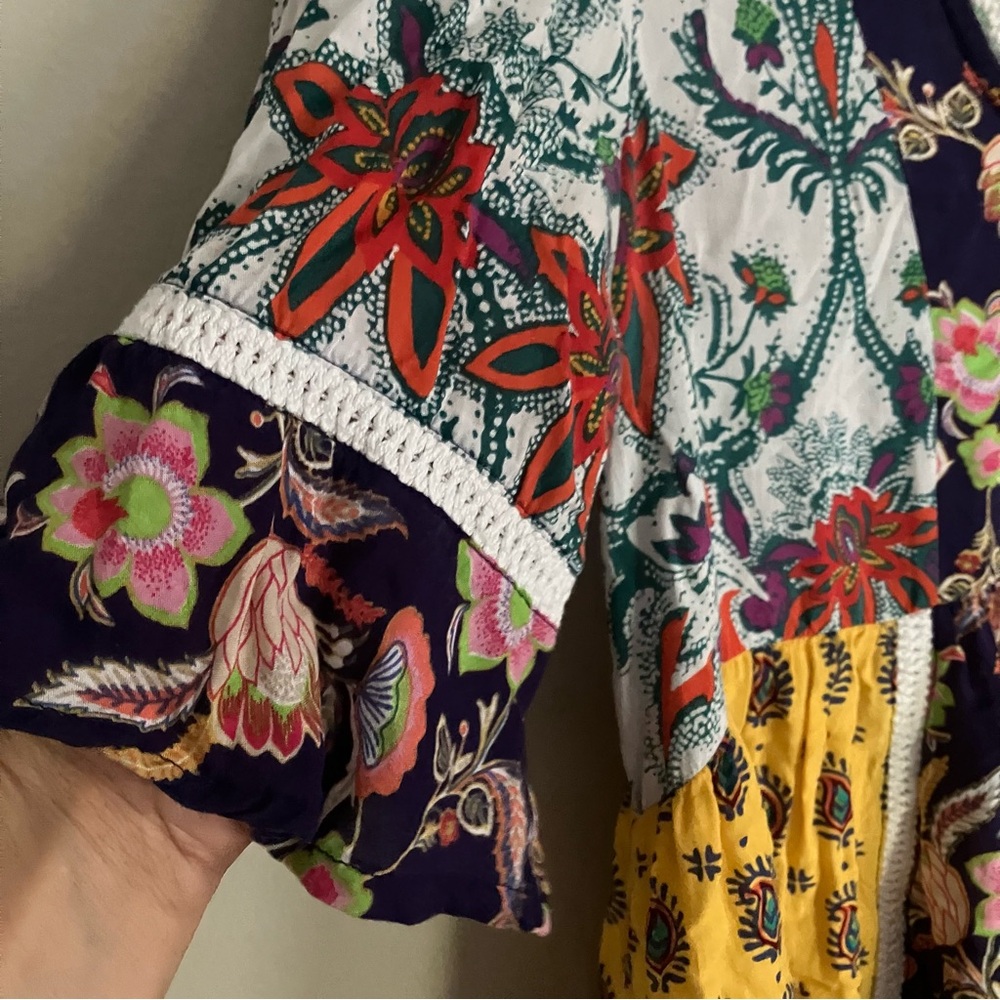 Anthropologie Lilka Patchwork Babydoll Dress - Picture 7 of 11
